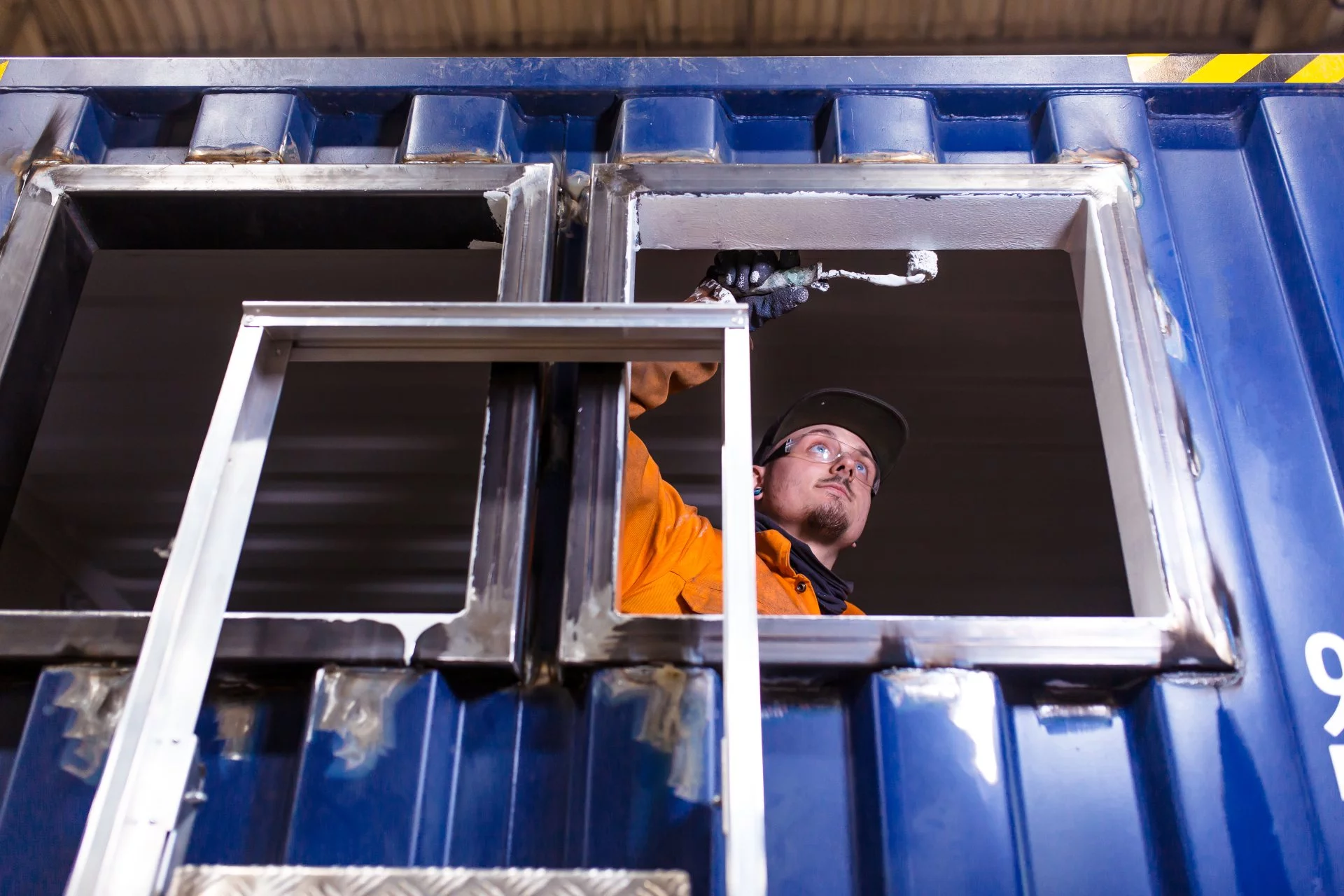 Painting The Interior of a Container