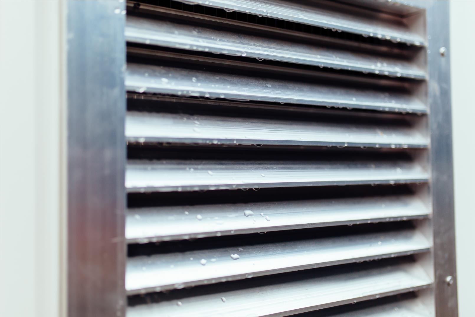 White container with moisture trap