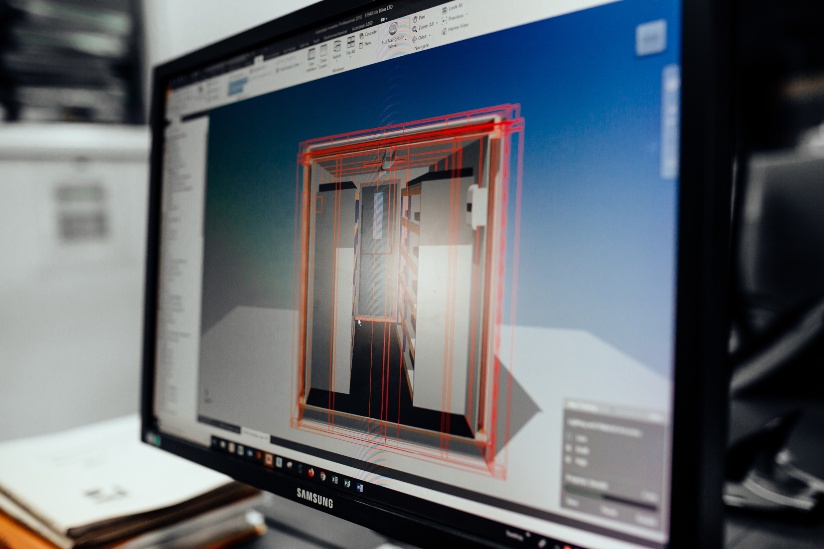 CAD of Container Interior